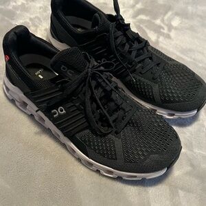 On Running Black Athletic Shoes